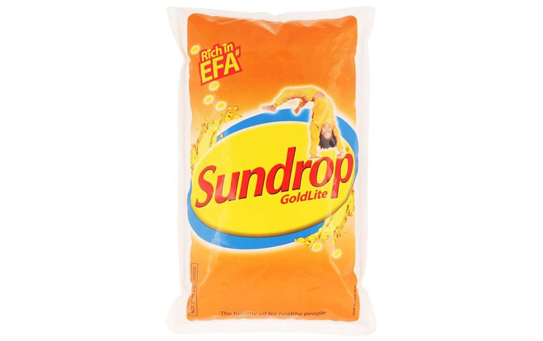 Sundrop Gold Lite Refined Blended Oil   Pack  1 litre